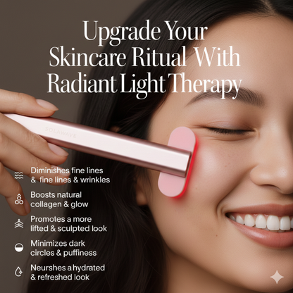 LED Red Light Therapy Facial Wand