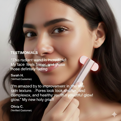 LED Red Light Therapy Facial Wand